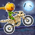 Moto x3m spooky land 幽靈摩托賽車線上小遊戲